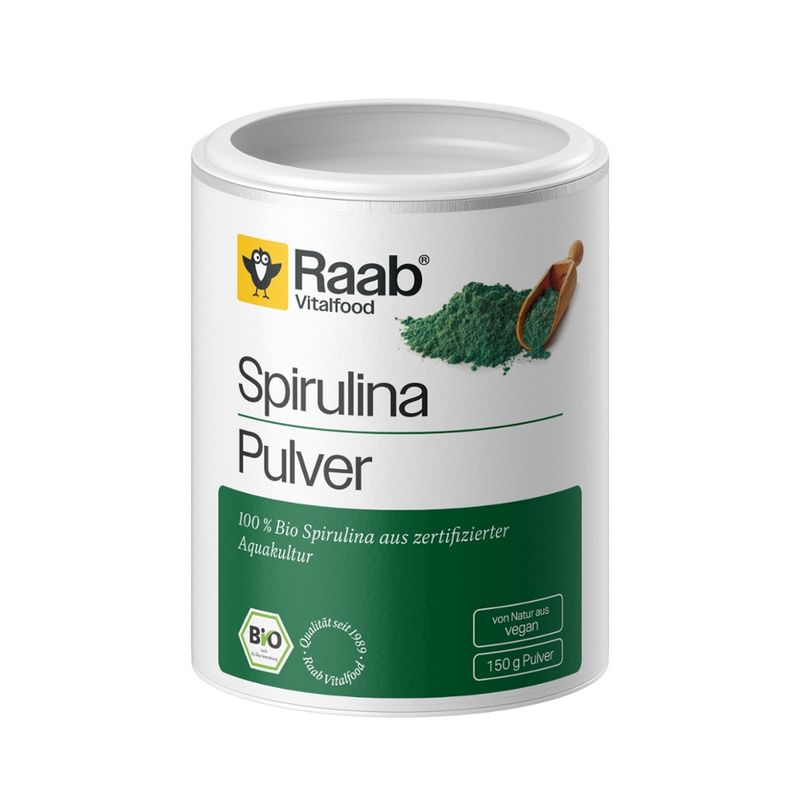 Raab Vitalfood Bio Spirulina (Mikroalgen) Pulver - Produktbild