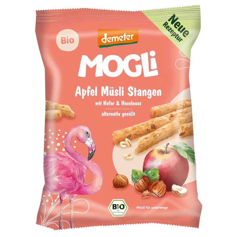 Mogli Apfel Müsli Stangen - mit Apfel und Haselnuss - Produktbild