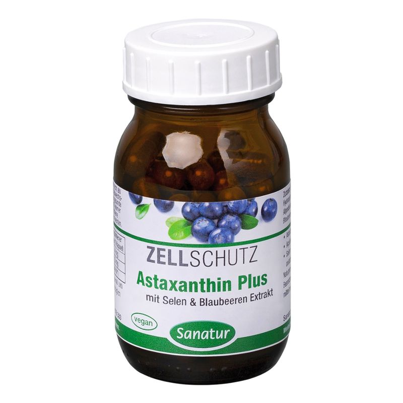 Sanatur Astaxanthin Plus, 60 Kapseln - Produktbild