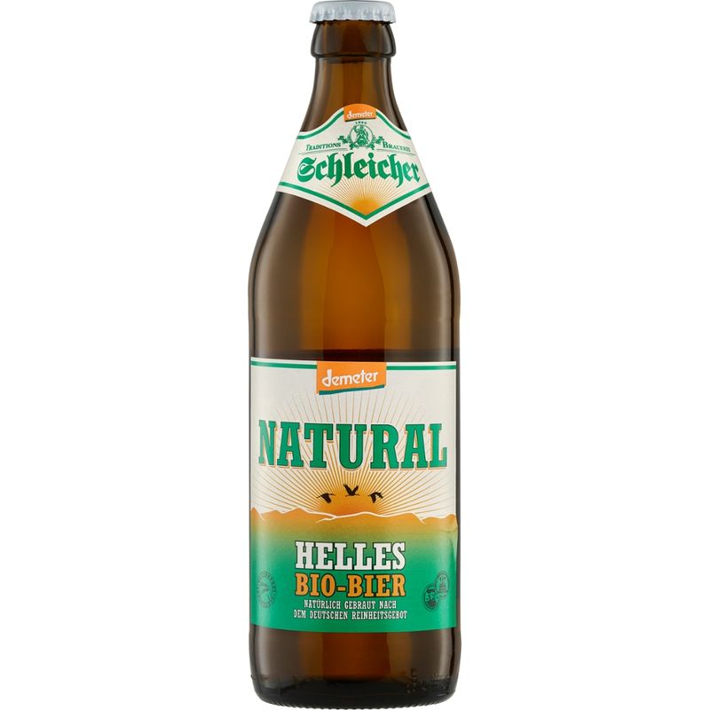 NATURAL Brauerei Schleicher Demeter NATURAL Helles - Produktbild
