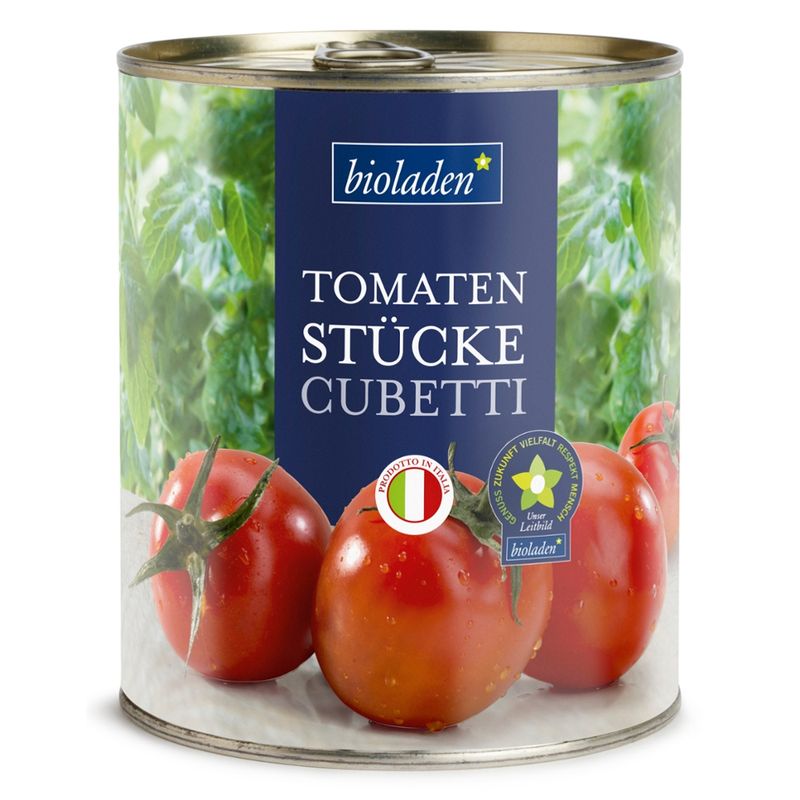 bioladen Tomatenstücke, Cubetti - Produktbild
