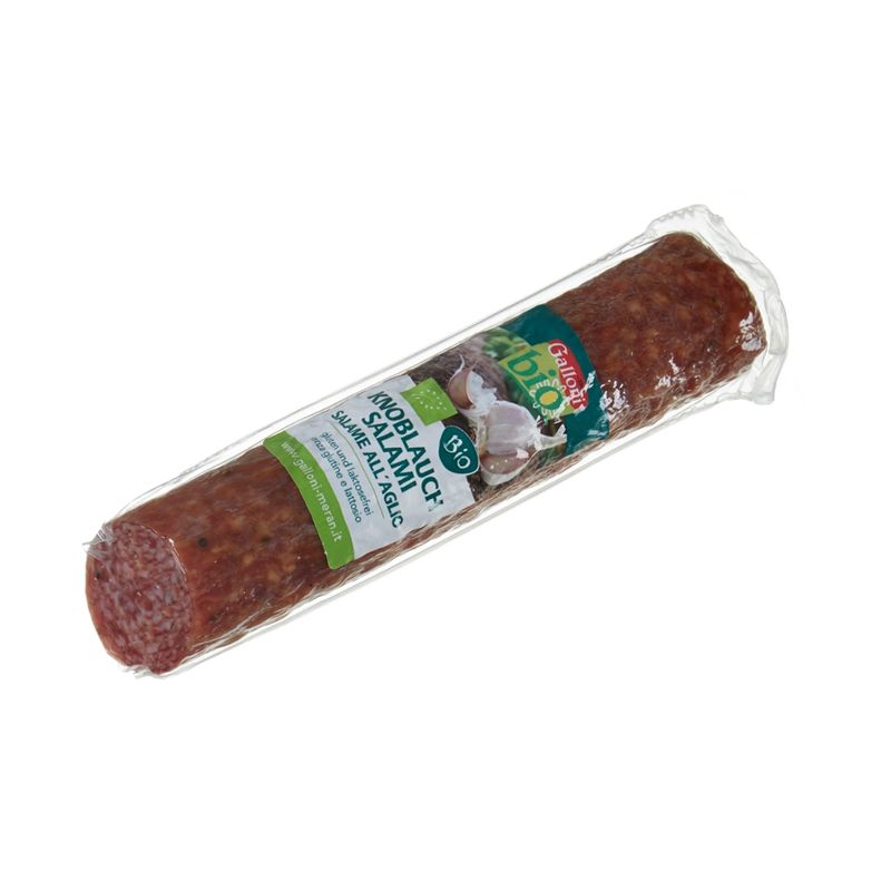 Galloni BIO BIO Knoblauch Salami 1/2 vak. 200g - Produktbild
