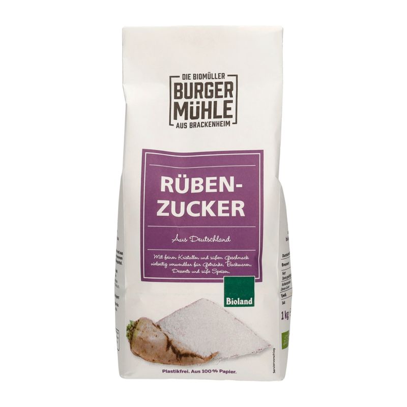 Burgermühle Rübenzucker, bioland - Produktbild