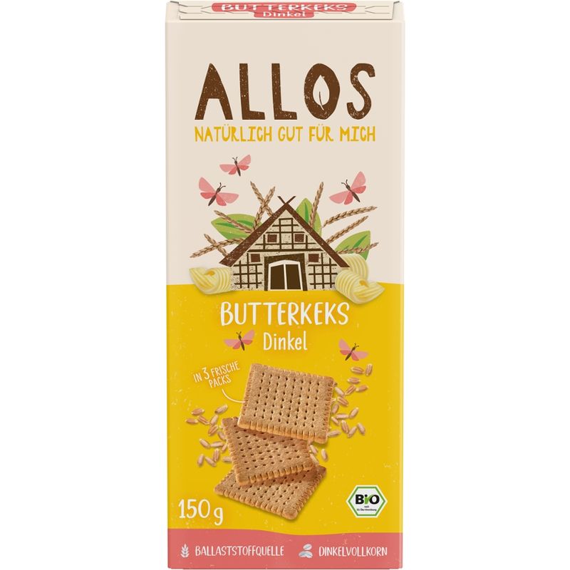 Allos Butterkeks Dinkel - Produktbild