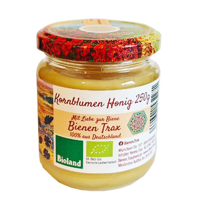 Familienimkerei Bienen-Trax Kornblumenhonig 250g - Produktbild