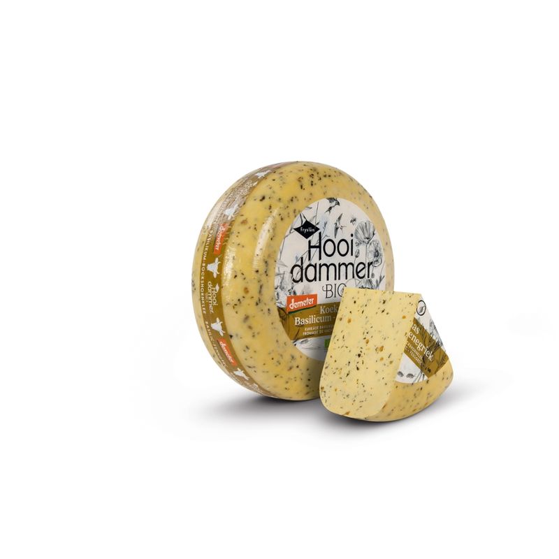 Hooidammer Hooidammer Demeter Schnittkäse Basilikum/Bockshornklee 4/5kg mindestens 50% Fett. i. Tr. - Produktbild