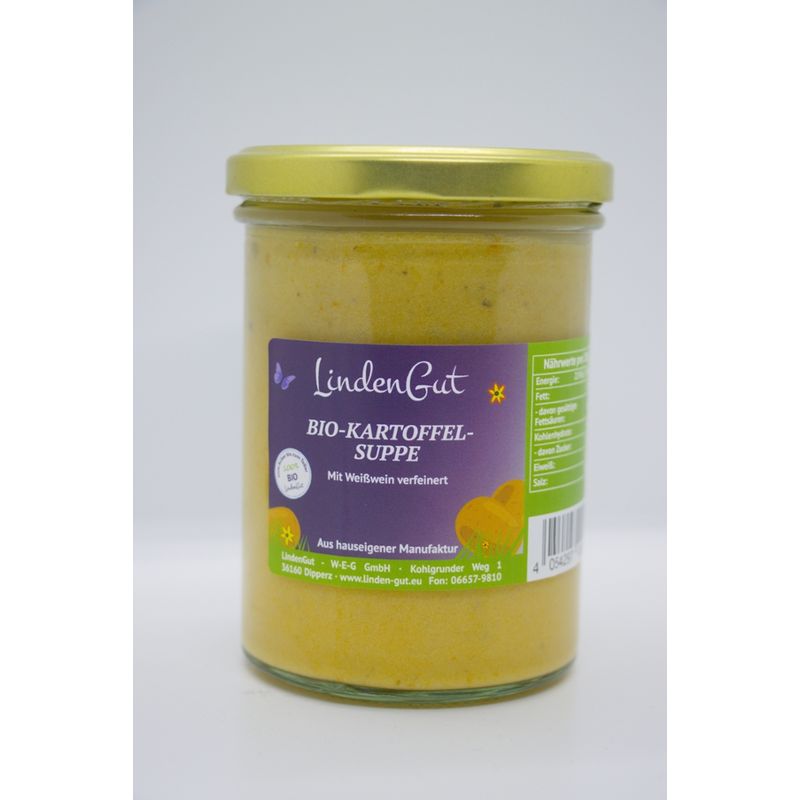 LindenGut Bio Kartoffelsuppe mit Weißwein verfeinert - Produktbild