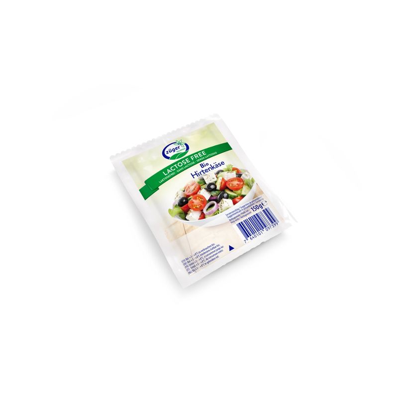 Züger Frischkäse AG Züger Bio Hirtenkäse laktosefrei 150g - Produktbild