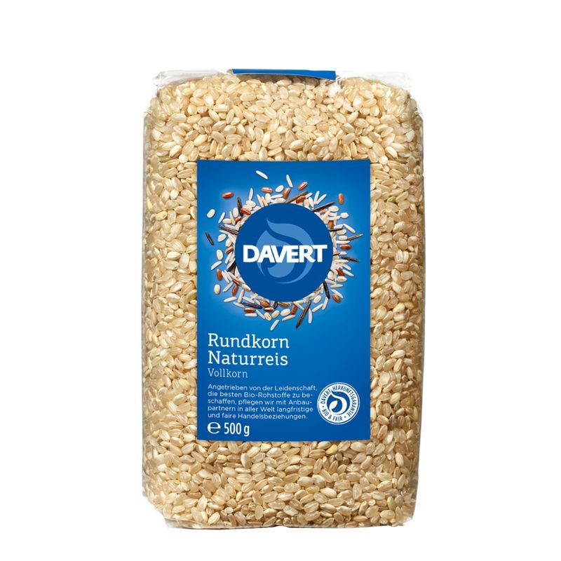 Davert Rundkorn Naturreis 500g - Produktbild