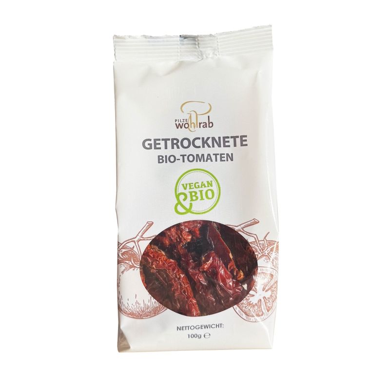 Pilze Wohlrab Sonnengetrocknete Bio-Tomaten 100 g 100% natürlich - Produktbild