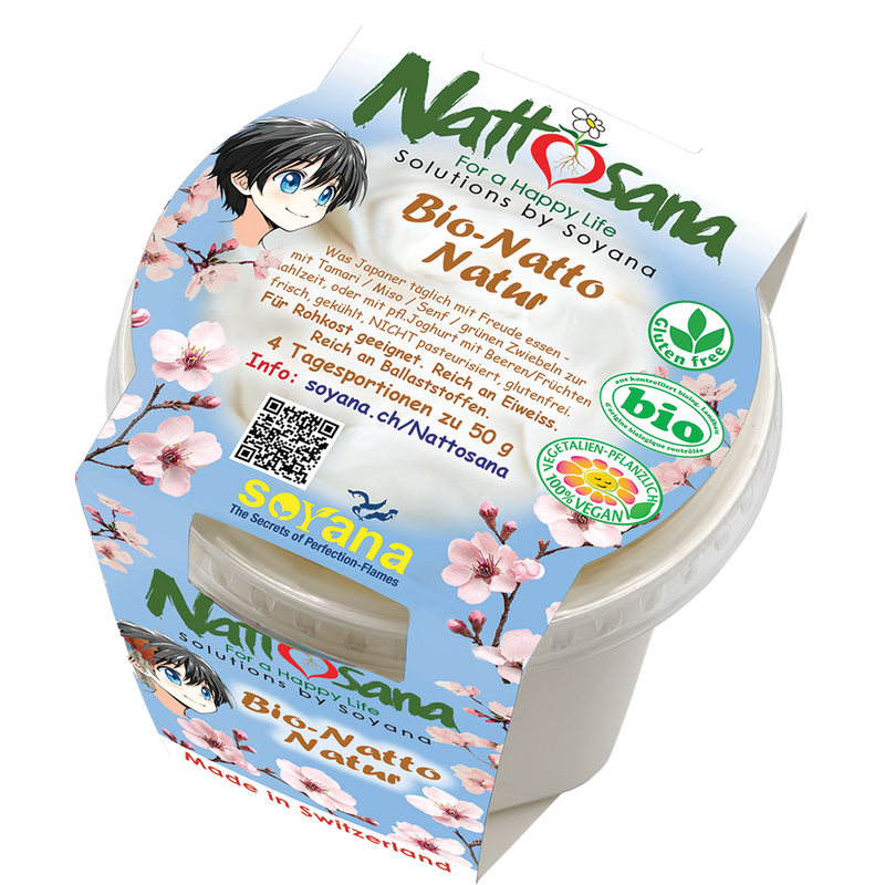 Soyana Nattosana Bio-Natto Natur - frisch fermentiertes Soya-Natto Natur, nicht pasteurisiert - Produktbild