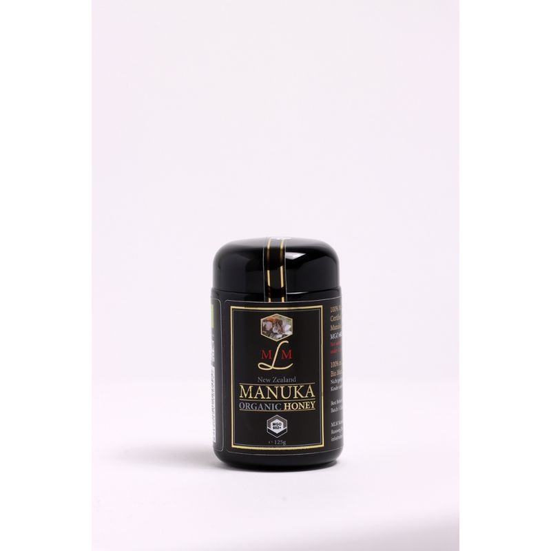 MLM MLM Bio Manuka Honig monofloral MGO 602+ im Violettglas 125g - Produktbild