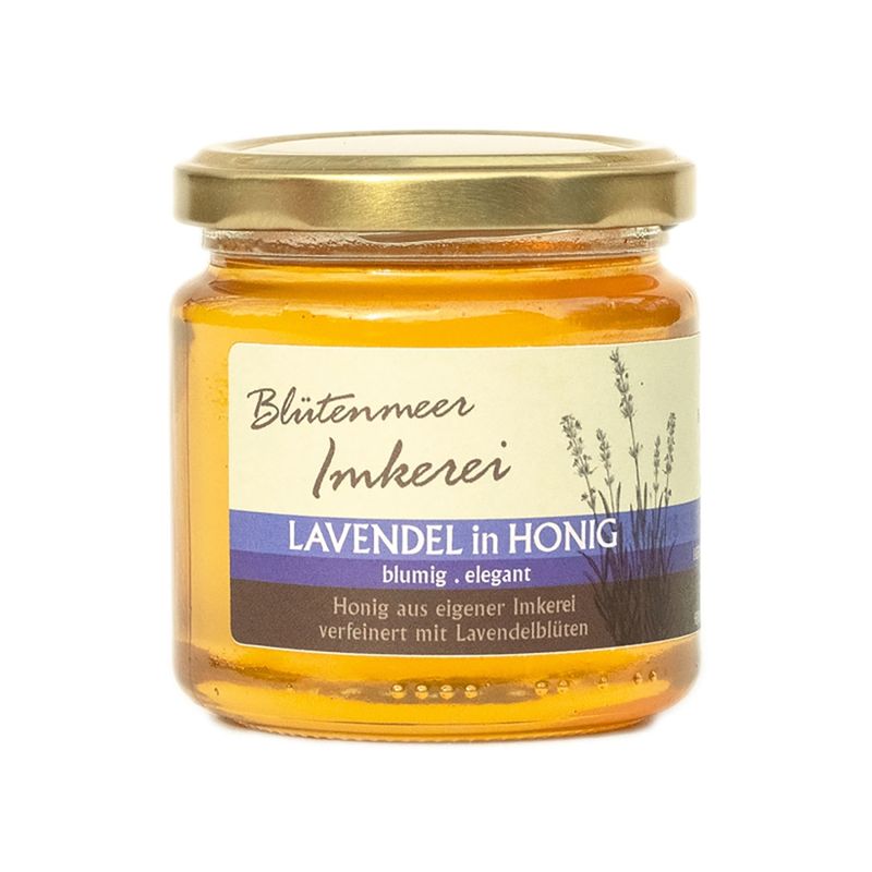 Blütenmeer Imkerei Bioland Lavendel in Honig aus der Blütenmeer Imkerei - Produktbild