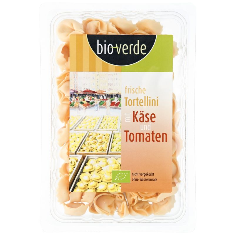 bio-verde Frische Tortellini mit Käse und Tomaten 200 g - Produktbild