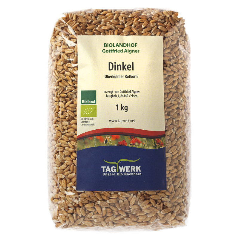 TAGWERK Dinkel Oberkulmer Rotkorn Biolandhof Aigner - Produktbild