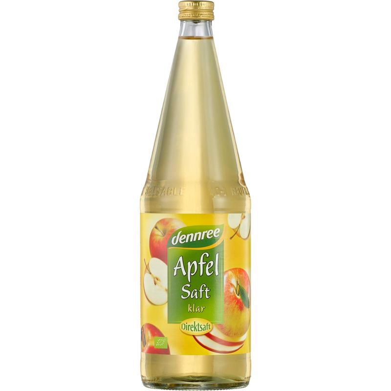 dennree Apfelsaft klar, Direktsaft - Produktbild