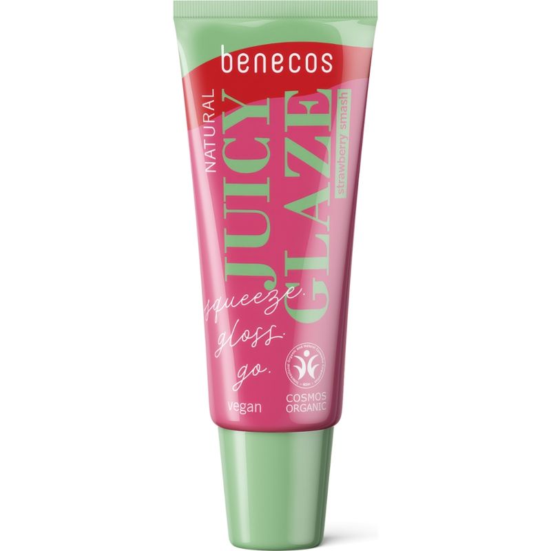benecos benecos NATURAL JUICY GLAZE strawberry smash - Produktbild