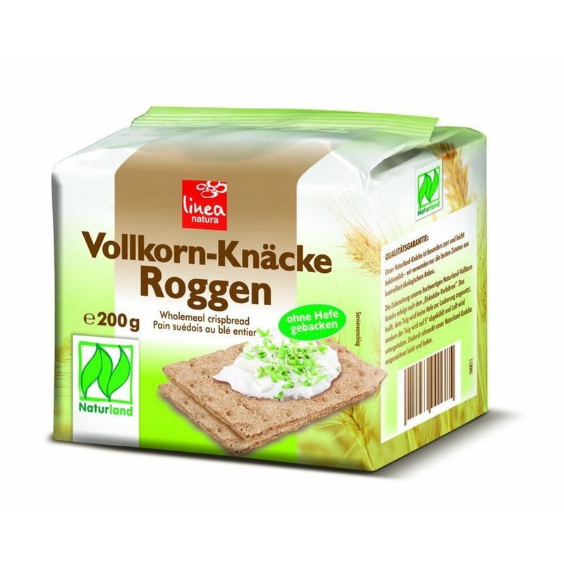 Linea Natura Naturland Roggen Vollkorn Knäcke - Produktbild