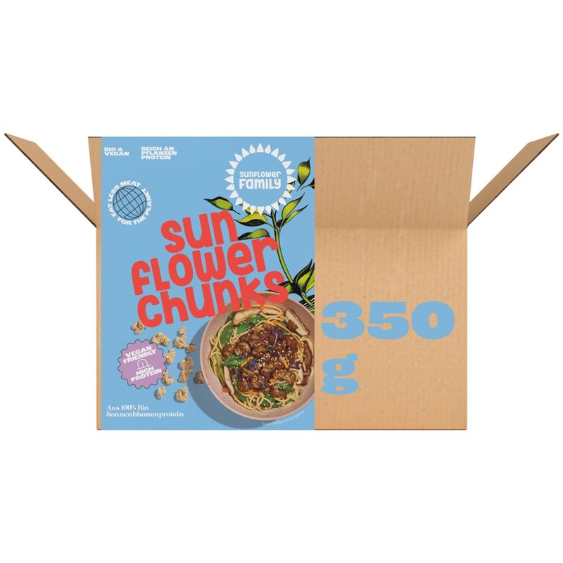 SunflowerFamily sunflowerCHUNKS, bio, Gastropackung - Produktbild
