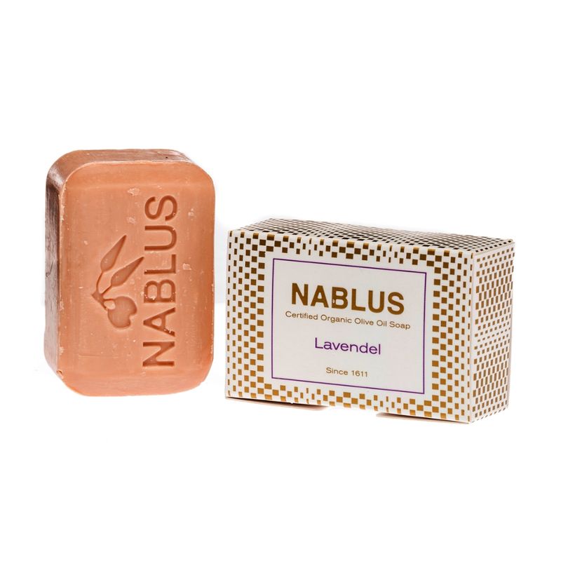 Nablus Soap Olivenölseifen Nablus Soap Natürliche Olivenseife Lavendel - Produktbild