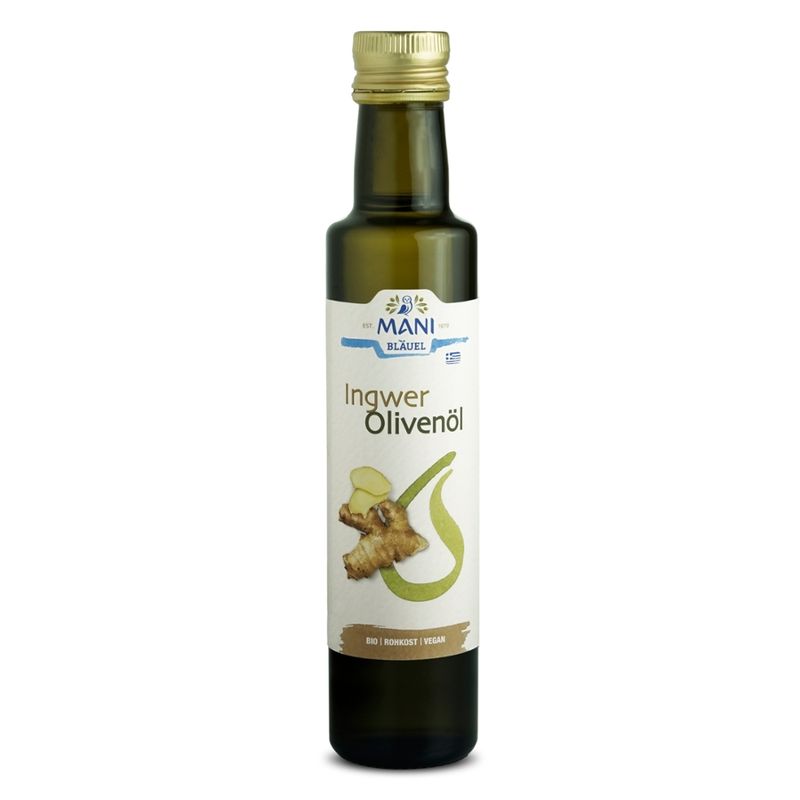 MANI® MANI Olivenöl mit Ingwer, bio - Produktbild