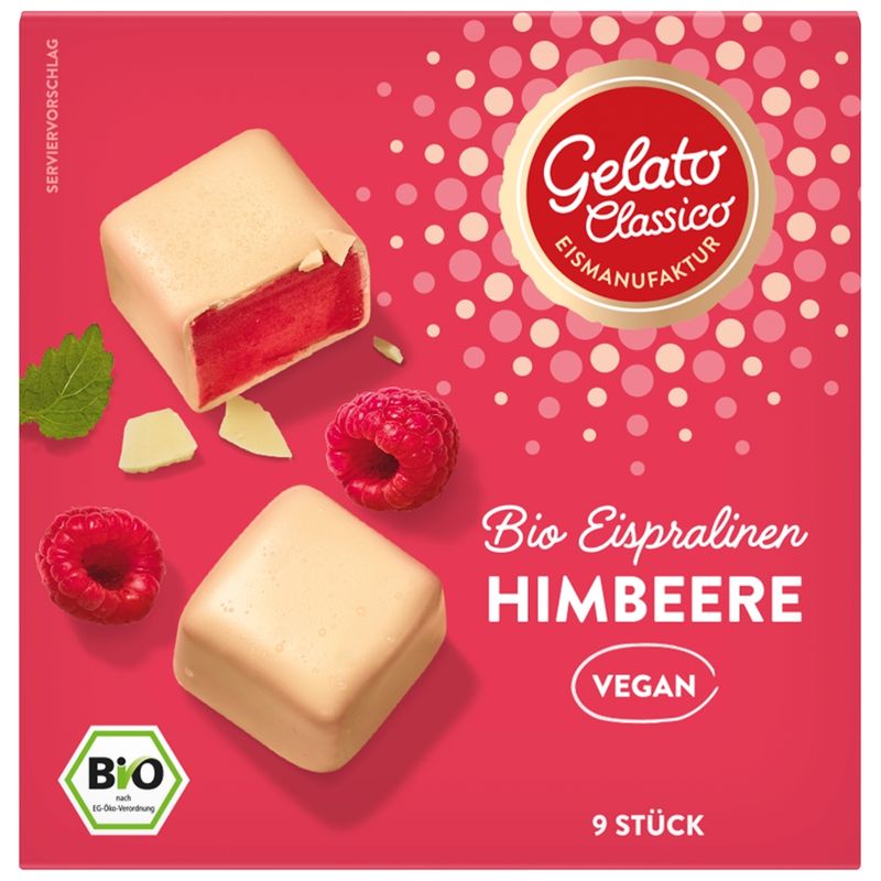 Gelato Classico Eismanufaktur Gelato Classico Bio-Eispralinen Himbeere - Produktbild