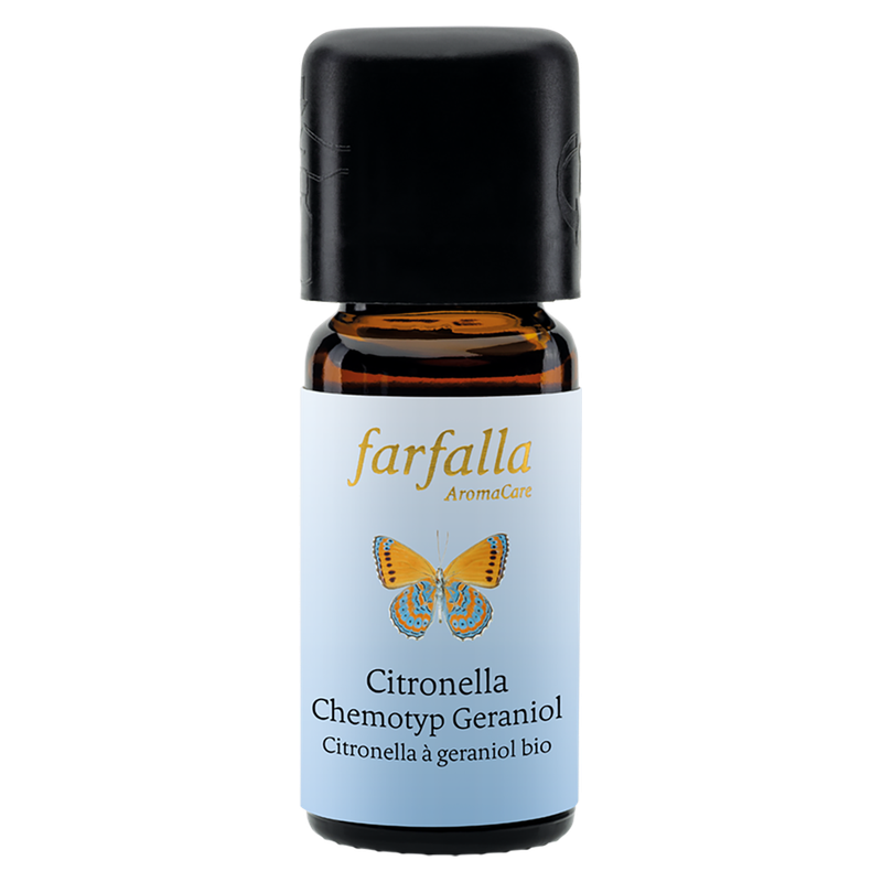 farfalla Citronella Chemotyp Geraniol bio Grand Cru, 10ml - Produktbild