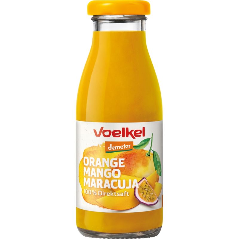 Voelkel Orange Mango Maracuja 100% Direktsaft - Produktbild