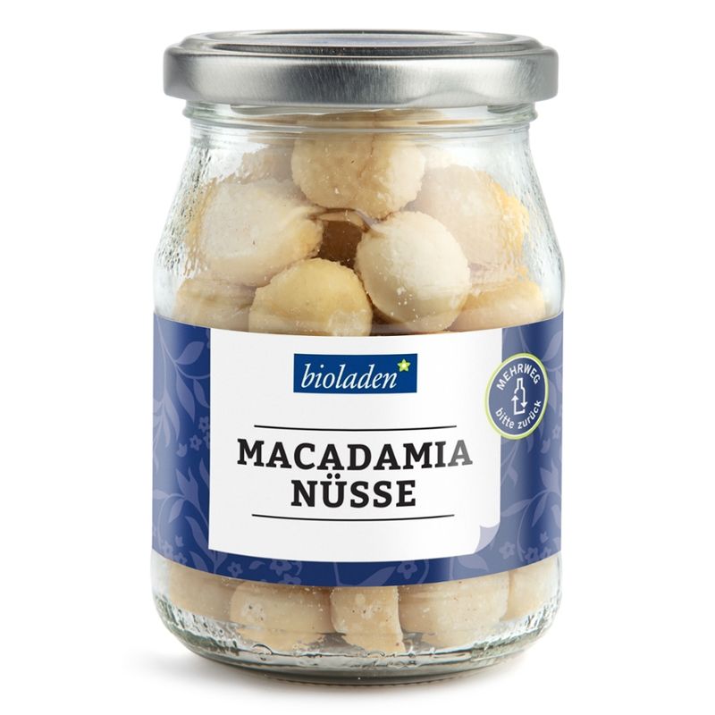 bioladen Macadamianüsse, im Pfandglas - Produktbild