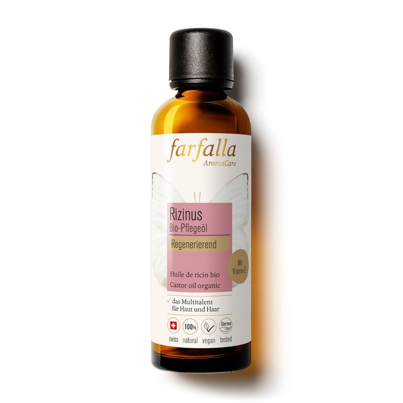 farfalla Rizinus, Bio-Pflegeöl, 75ml, regenerierend - Produktbild