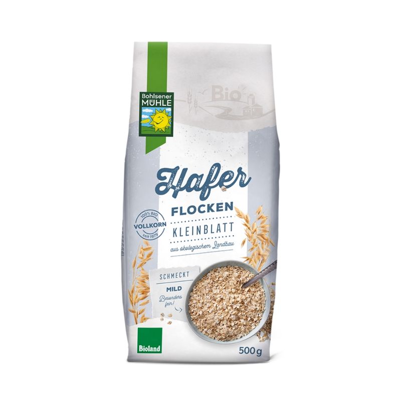 Bohlsener Mühle Haferflocken, Kleinblatt - Produktbild