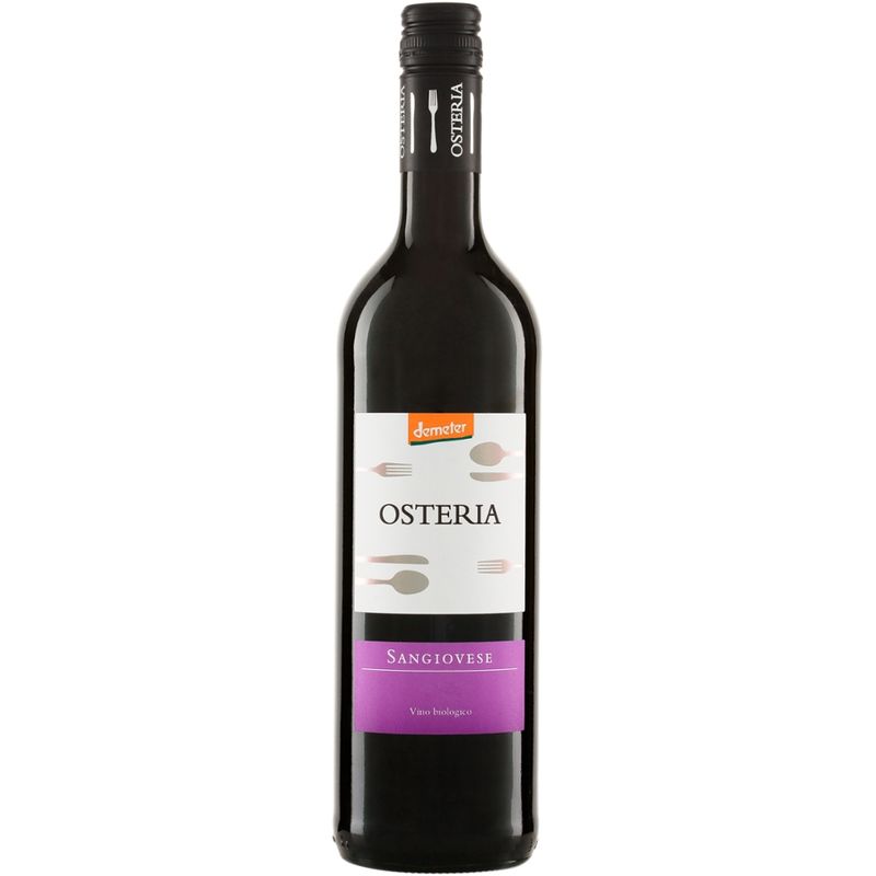 Riegel Eigenmarke OSTERIA Sangiovese IGT Demeter - Produktbild