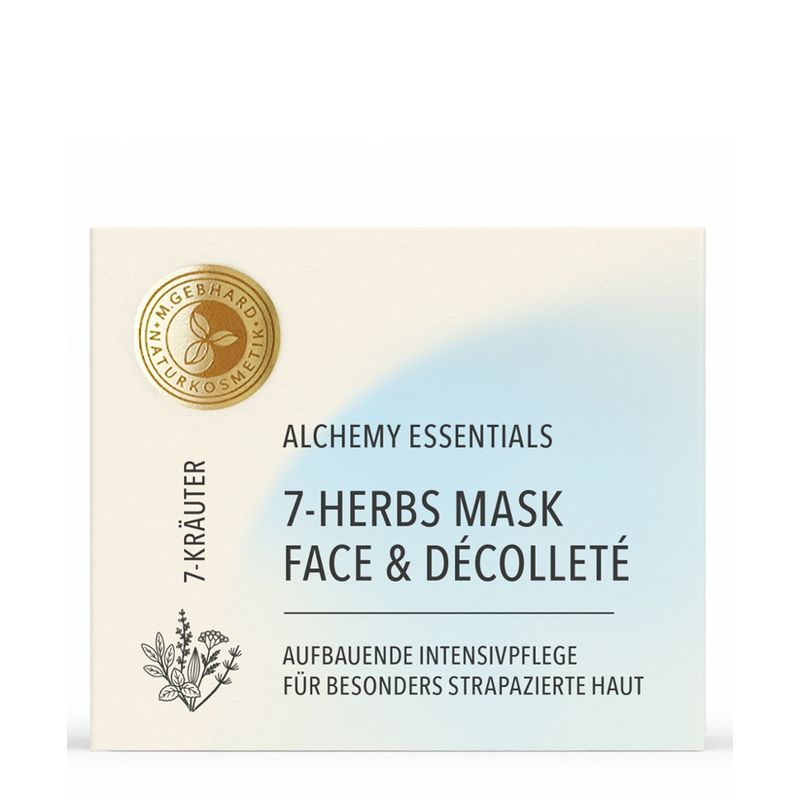 M. Gebhard Naturkosmetik 7-HERBS MASK FACE & DECOLLETE - Alchemy Essentials - Produktbild