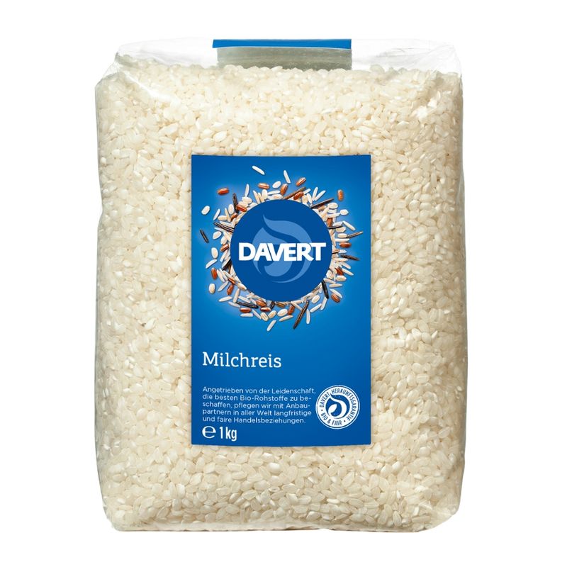 Davert Milchreis 1kg - Produktbild