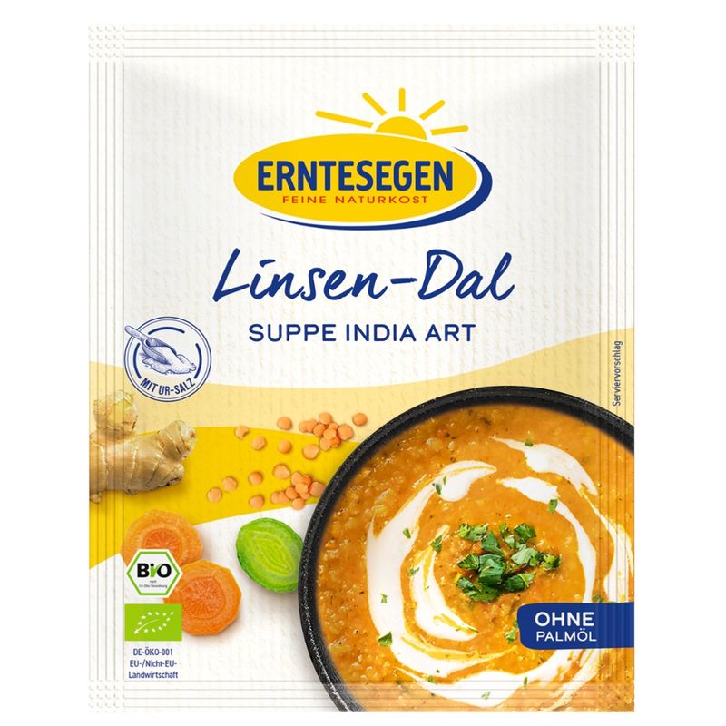 Erntesegen Linsen-Dal Suppe India Art Bio - Produktbild
