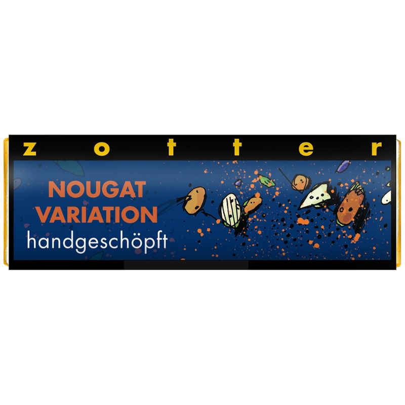 Zotter Schokolade Schoko-Mini Nougatvariation - Produktbild
