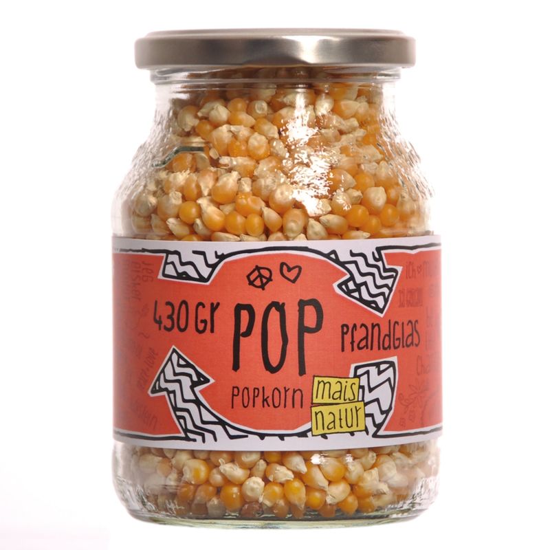 GUTDING POP - Bio-Popcorn-Mais im Pfandglas - Produktbild