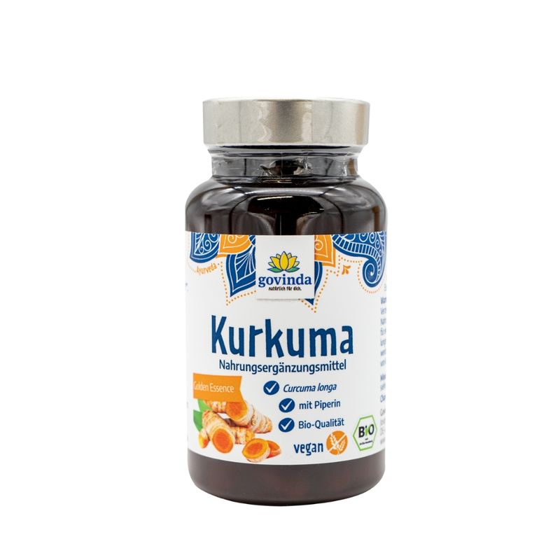 Govinda Kurkuma Nahrungsergänzungsmittel 90 Kapseln - Produktbild