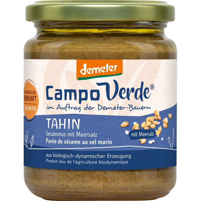 Campo Verde CV demeter Tahin mit Meersalz 250g - Produktbild