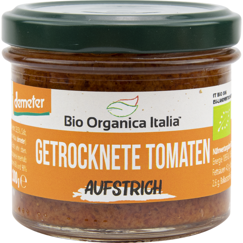 Bio Organica Italia Bio Organica Italia Sonnengetrocknete Tomaten Aufstrich 100 g - Produktbild