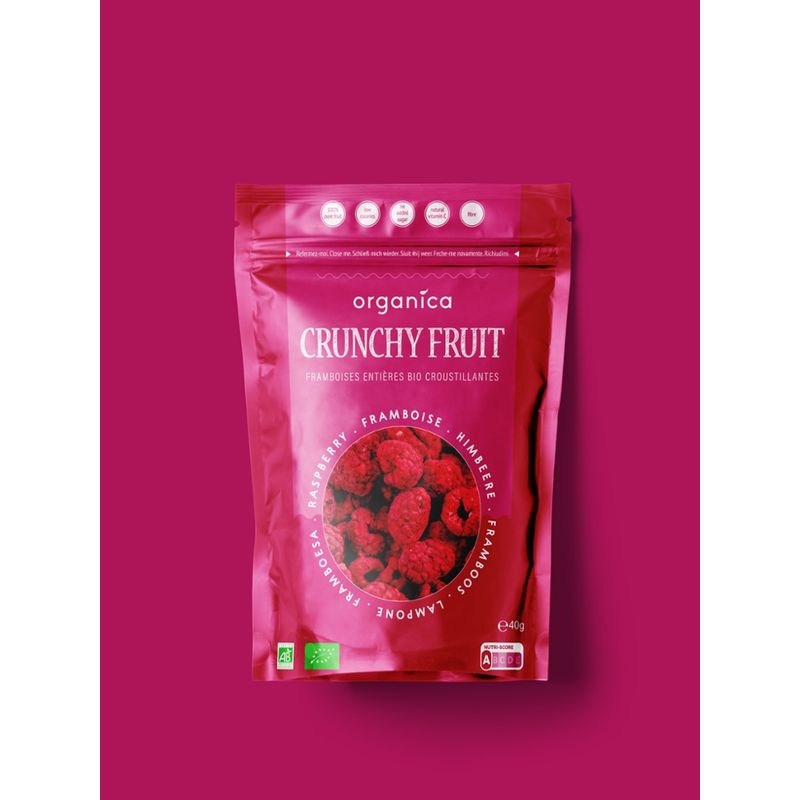 Organica Gefriergetrocknete Bio-Himbeeren - Produktbild