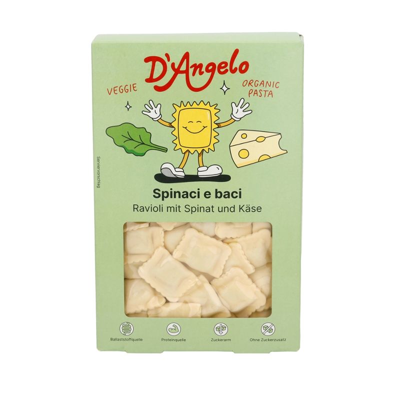 D´Angelo Ravioli mit Käse-Spinat-Füllung - Produktbild