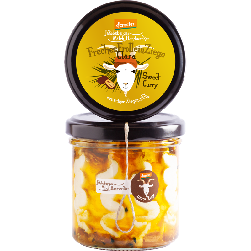 Jakobsberger MilchHandwerker FrechesFrolleinZiege Clara Demeter Frischkäse aus reiner Ziegenmilch - Produktbild