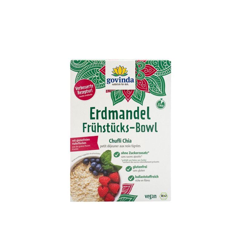 Govinda Erdmandel Frühstücks-Bowl Chufli Chia - Produktbild
