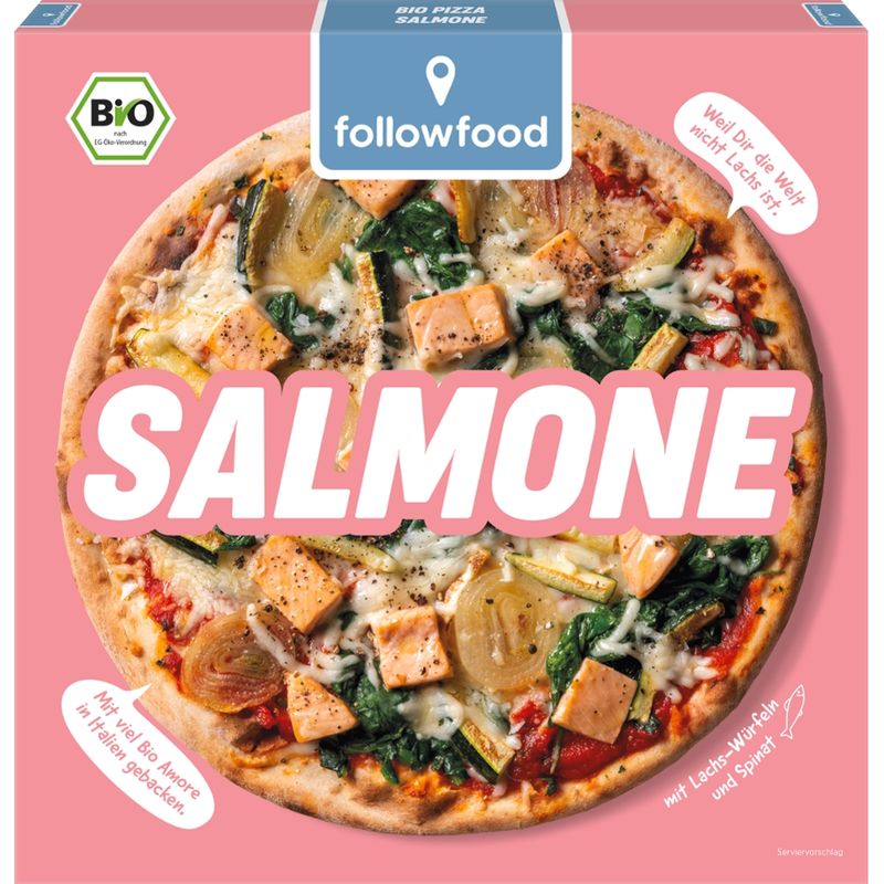 followfood Pizza Salmone Bio 328g - Produktbild
