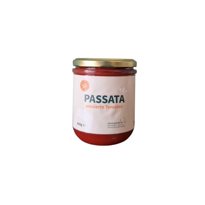 ALLERLIEBE ALLERLIEBE Bio Passata passierte Tomaten im Glas 420g - Produktbild