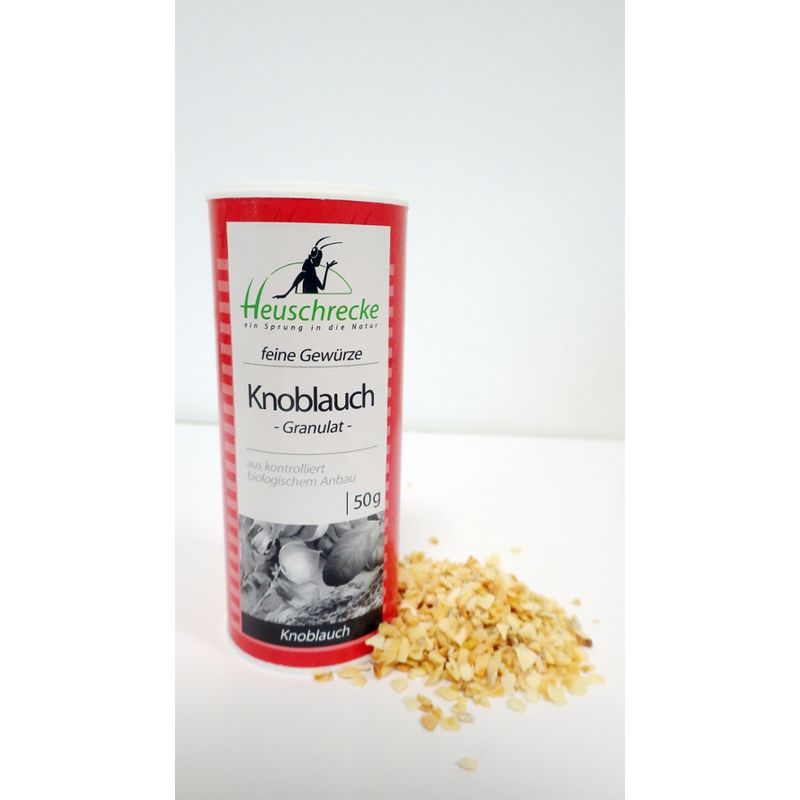 Heuschrecke Knoblauch-Granulat, China, kbA - Produktbild