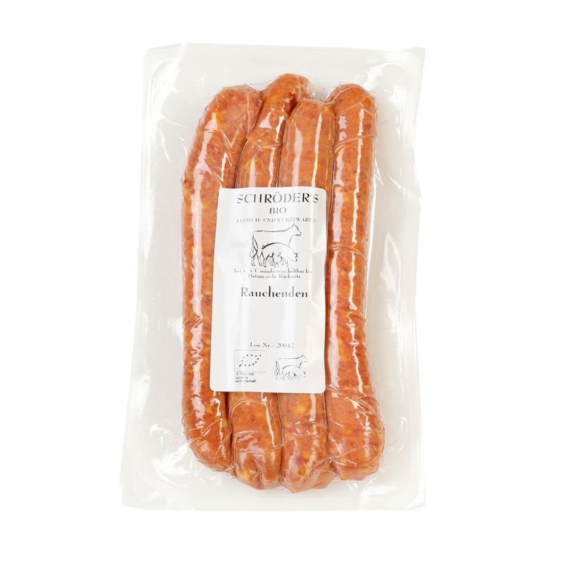 Schröder's Bio Fleisch- und Wurstwaren Rauchenden 4 x 50 g - Produktbild