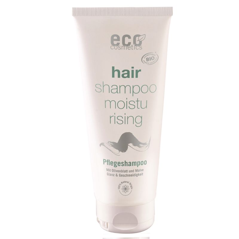 eco cosmetics Pflege-Shampoo mit Olivenblatt und Malve - Produktbild