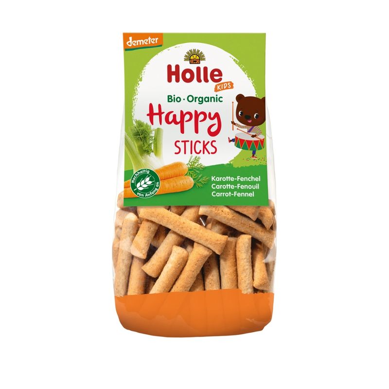 Holle  Bio-Happy Sticks Karotte-Fenchel - Produktbild